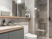 2 Bed 2 Bath with Study Furnished