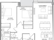 2 bed + den/2 bath at Ellis Parc