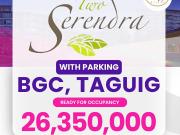 2 Bedroom Condo For Sale with Parking at Two Serendra,...