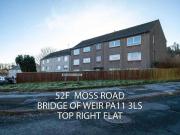 2 bedroom flat to rent in Moss Road, Bridge of Weir...