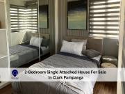 2 Bedroom Single Attached House For Sale in Clark Pampanga