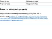 2 bedroom terraced house to rent