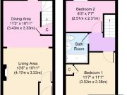 2 bedroom terraced house to rent