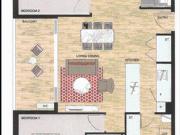 2 Bedroom+Study Apartment