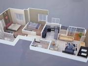 2 BHK Apartment in New Sangvi for rent Pune. The...