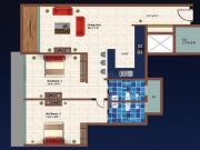 2 BHK Apartment in Vashi for resale Palm Beach Road...