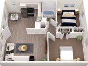 2 BR, 1 BA Apartment 3560 49th Ave N, St Petersburg, FL...