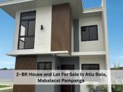 2–BR House and Lot For Sale In Atlu Bola, Mabalacat Pampanga