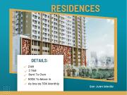 2 BR in San Juan Condo Early Turn Over Rent To Own Mango...