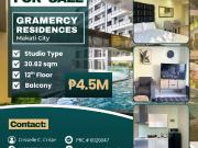 2 Condominium units: 1BR & Studio in The Gramercy...