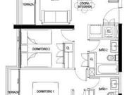 2 Dormitorios/2 Baños c/ Estacionamiento y Bodega en...