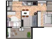 2 DORMITÓRIOS COM VARANDA NA VILA MADALENA – 42M²...