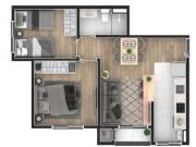 Novo Prado Araucária APARTAMENTO 2 QUARTOS