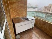 2 dorms, Mobiliado, Sacada Gourmet, Ocian, Praia Grande...