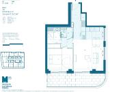 2 PIECES 17EME ETAGE AVEC LOGGIA 56.3m2