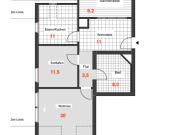 2 Raum DG Wohnung Blasewitz mit Terrasse und Elbblick