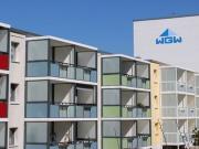 2 Raum Wohnung mit Balkon und Aufzug