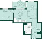 2 Rooms Spacious, quiet apartment near Mehrower Alle S...