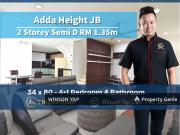 2 Storey Semi D Maple Red Adda Heights JB Extend Kitchen...
