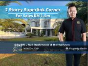 2 Storey Superlink House Corner Lot Setia Tropika JB...