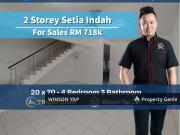 2 Storey Terrace House Taman Setia Indah JB Near Austin...