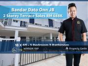 2 Storey Terrace Perjiranan 14 Bandar Dato Onn JB...