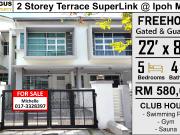 2 Storey Terrace SuperLink @ Meru Desa Park ipoh