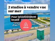 2 studios à vendre vue sur mer Marina tanger