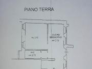 2 vani al piano terra ristrutturato arredato solo di cucina
