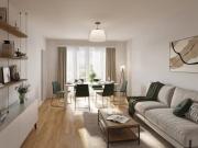 2 Zimmer, 48 m², 4. Stock