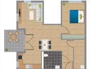 2 Zimmer 70 m² 1.026 € Kaltmiete Wohnungen in Alsdorf/Rhe.