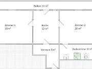 2 Zimmer Dachgeschosswohnung mit Balkon in Ebbs