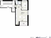 2 Zimmer Dachgeschosswohnung mit südseitiger Loggia...