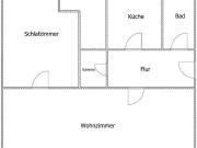 2 Zimmer DG Wohnung mit modernem Tageslichtbad