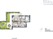 2 Zimmer Gartenwohnung mit Terrasse und Sicht auf den...