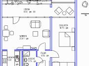 2 Zimmer, Küche, Dusche, Loggia, Aufzug, Tiefgarage, 4....