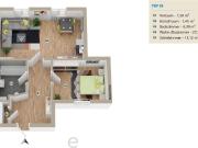 2 Zimmer Mietwohnung im gepflegten Vierkanthof in...