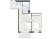 2 Zimmer Neubauwohnung mit Balkon im 2. OG – hell & gut...