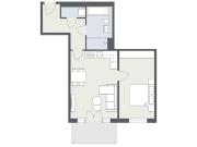 2 Zimmer Neubauwohnung mit Balkon im 2. OG – hell & gut...