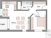 2 Zimmer Wohnung am Ortsrand von Neuendettelsau!