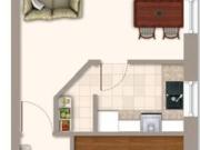 2 Zimmer Wohnung Frisch Saniert ! Inkl. Küche etc.