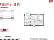 2 Zimmer Wohnung im 1.OG mit Balkon, provisionsfrei