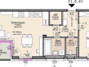2 Zimmer Wohnung / auch als Büro geeignet