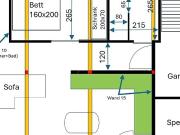 2½ Zimmer Wohnung in Vättis SG, möbliert, auf Zeit