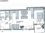 2 Zimmer wohnung mit Loggia unmöbliert