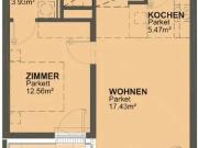 2 Zimmer Wohnung mit Terrasse