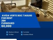 2BR Avida Towers Verte For Rent Fully Furnished Condo in BGC