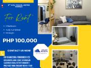2BR Fully Furnished Condo for Rent – Uptown Ritz, BGC