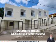 2BR TOWNHOUSE FOR SALE IN SOLDIERS HILLS SUBDIVISION...