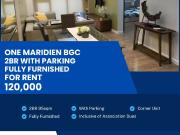 2BR with Parking One Maridien For Rent Fully Furnished...